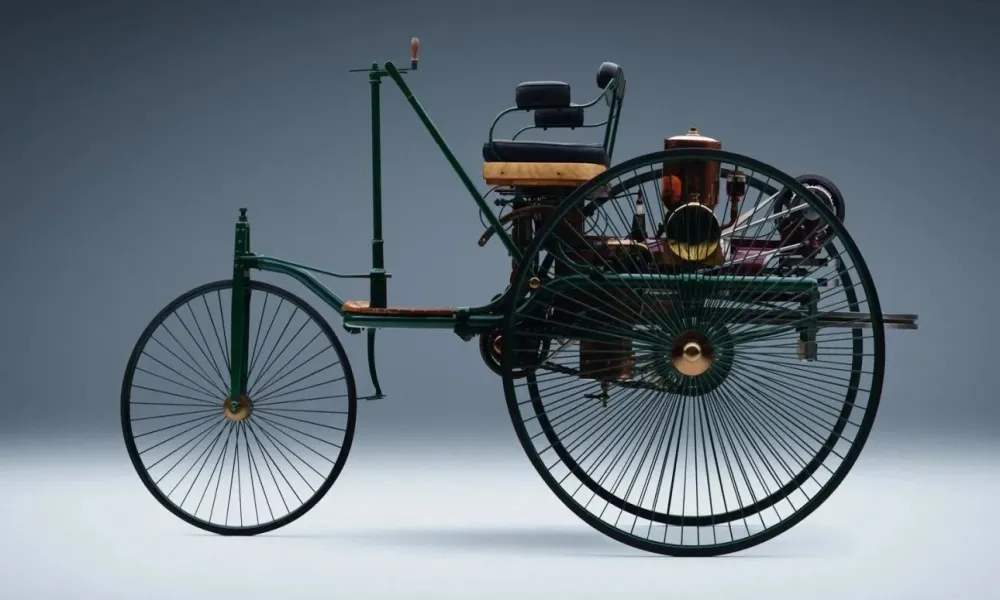 Konstrukcija Benz Patent-Motorwagen trokolicom